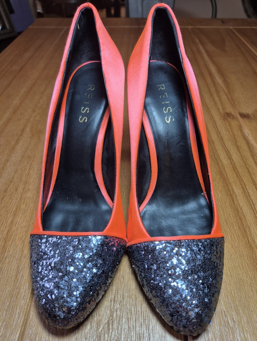 Reiss Glitter Toe Pumps - Size 39 (US 8.5) - Picture 4 of 7